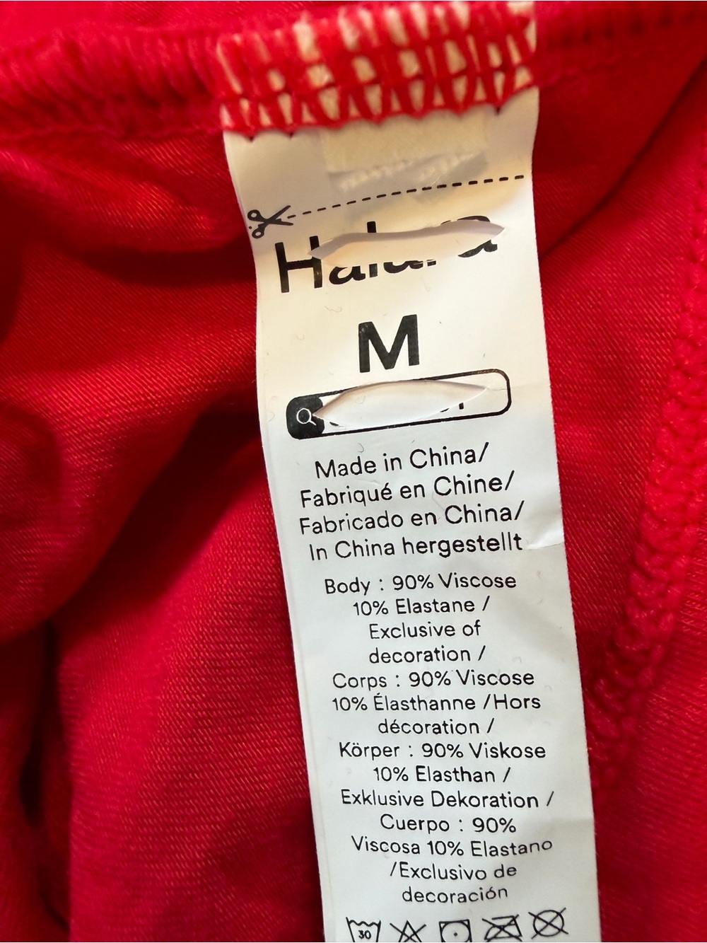 Hanes Red Long-Sleeve Ruched Maxi Dress - Picture 2 of 3
